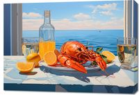 Obraz 100x70cm Homary Nie Do Pary