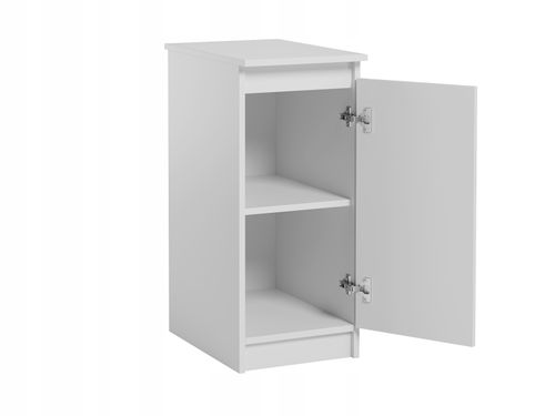 Biurko Komputerowe Młodzieżowe Dla Dziecka Półka Białe Mat na Arena.pl