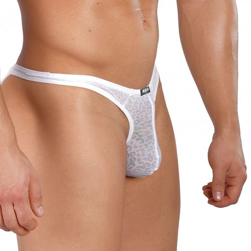 Stringi męskie Miboer Waiter White [Push-Up!] M na Arena.pl