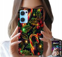 ETUI DO OPPO RENO7 5G - LASKA CUKROWA, JEMIOŁA, CHOINKA + SZKŁO