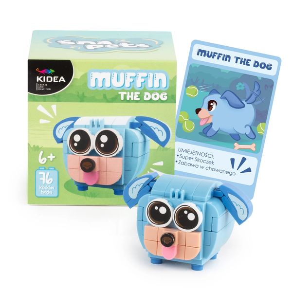 klocki snapets pies muffin niebieski kidea zdjęcie 1