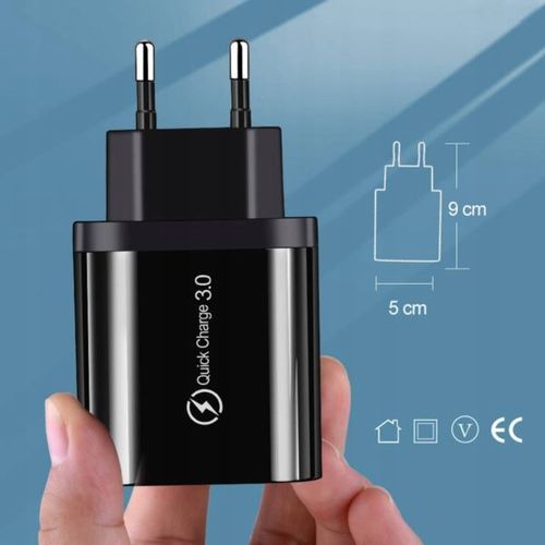 SZYBKA Ładowarka sieciowa QC 3.0 3xUSB Kostka Szybkie Ładowanie Mocna na Arena.pl