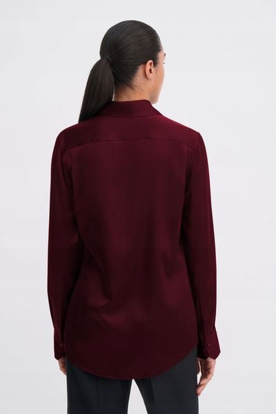 Koszula FLIPPA K Silk burgund R44 zdjęcie 3