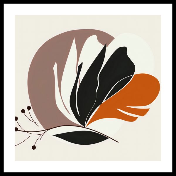 Plakat 60x60cm Elegancja Roślinna zdjęcie 3