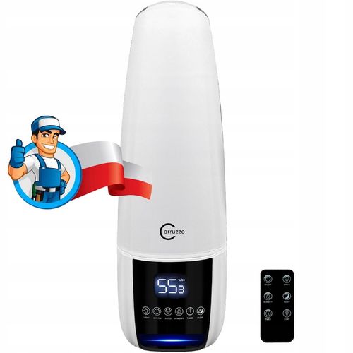 Nawilżacz powietrza DUŻY AUTOMATYCZNY AROMATERAPIA 4w1 3 OLEJKI FILTR PILOT na Arena.pl