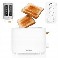 TOSTER ELEKTRYCZNY do Tostów Grzanek OPIEKACZ BIAŁY 820W 6 poziomów 3tryby