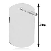 SREBRNY NIEŚMIERTELNIK WOJSKOWY PRÓBA SREBRA 925 GRAWER GRATIS!