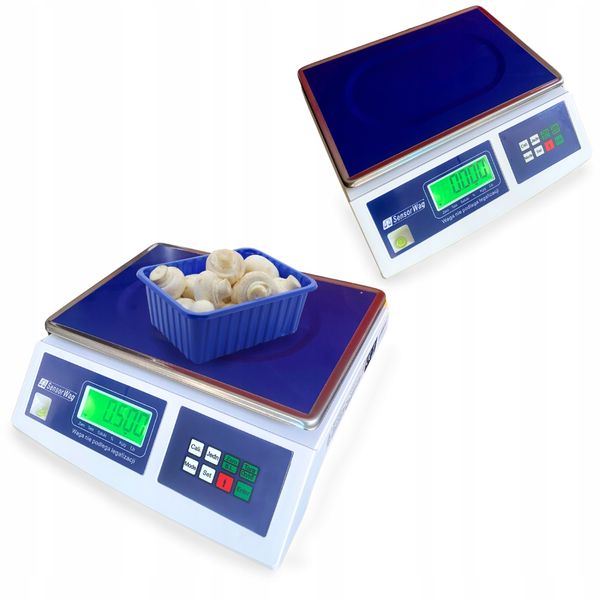 WAGA LICZĄCA SZTUKI DO 30KG 23x34CM ELEKTRONICZNA PROSTA DO PIECZAREK zdjęcie 5