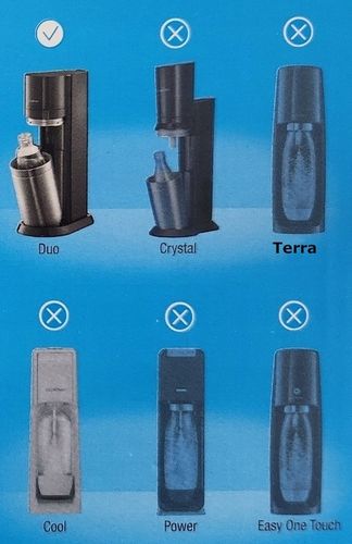 Szklane butelki SodaStream 2x1L, Kompatybilne TYLKO z saturatorem DUO na Arena.pl