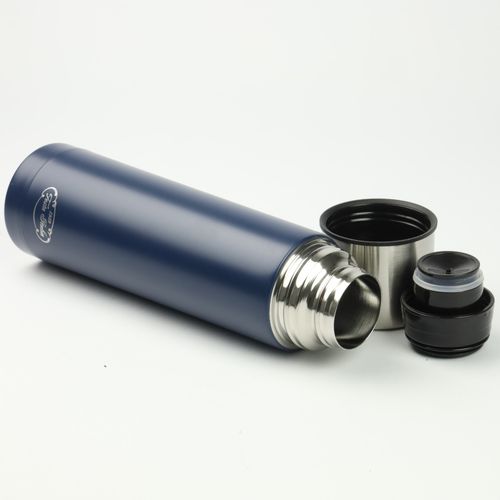 TERMOS GRANATOWY TERMICZNY 750ML STAL NIERDZEWNA BIDON NA GORĄCE NAPOJE na Arena.pl