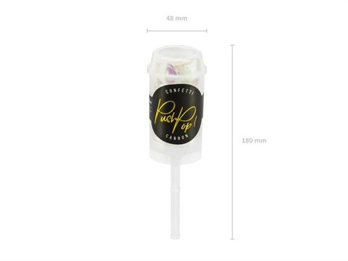 Konfetti strzelające Push Pop, opalizujące na Arena.pl