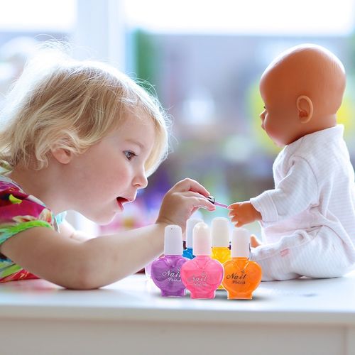 ZESTAW DO PIELĘGNACJI STUDIO SALON PAZNOKCI LAKIER DLA DZIECI DZIEWCZYNKI na Arena.pl
