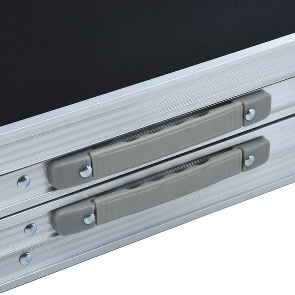 Składany stół do Beer Ponga, 240 cm, czarny zdjęcie 9