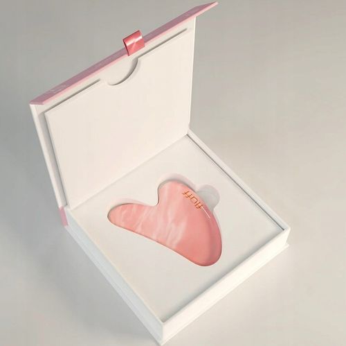 Fluff Kamień Gua Sha do masażu twarzy różowy na Arena.pl