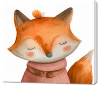 Obraz 100x90cm Czarujący Lisek