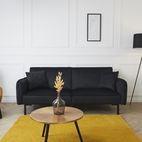 Sofa rozkładana Giulia czarna na Arena.pl