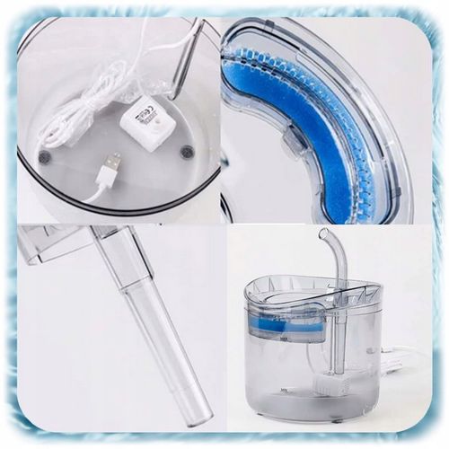 POIDEŁKO FONTANNA DLA KOTA PSA Poidło Automatyczne Miska 1,8L + Filtr na Arena.pl