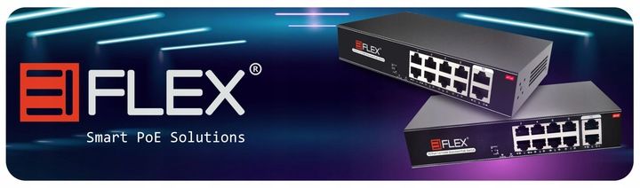 Switch POE do Kamer IP PoE 4+2 65W PoE+ tryb EXTEND zdjęcie 5