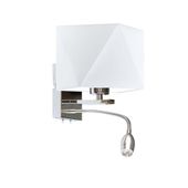 Kinkiet do sypialni regulowanym peszlem LED MESSA