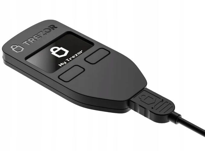 PORTFEL KRYPTOWALUT TREZOR MODEL ONE - BLACK zdjęcie 4