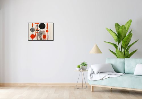 Plakat 59,4x42cm Kontrastowy Kosmos na Arena.pl
