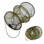 SIATKA na ryby wędkarska 3 obręcze 35 cm x 60 cm