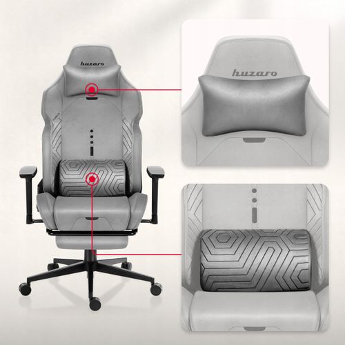 Fotel gamingowy Huzaro Force 8.1 Grey na Arena.pl