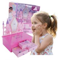 Zamek Toaletka kosmetyki makijaż Zestaw piękności Prezent dla Dziewczynki
