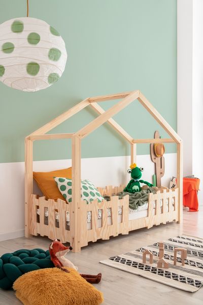 Łóżko parterowe domek dziecięce Kama 80x140 zdjęcie 3