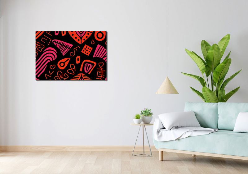 Obraz 90x60cm Rytm Wzorów zdjęcie 2