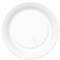 talerze papierowe białe ø 22,7cm  20szt.    01-20