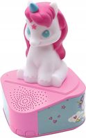 Lexibook Głośnik Bluetooth 5.0, Port USB Jednorożec, Świecąca Lekka Figurka