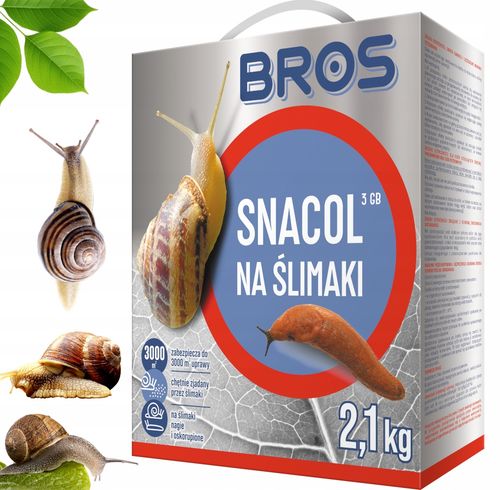bros - snacol 3gb zwalcza ślimaki 2,1kg na Arena.pl