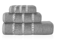 Ręcznik Kąpielowy GINO Szary 30x50