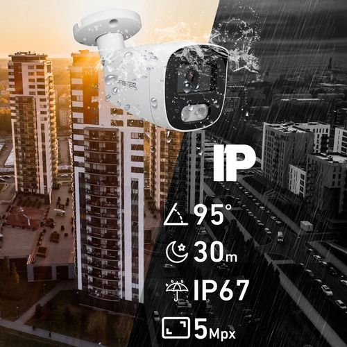 CYFROWY MONITORING 7 KAMER IP 5MPIX NA SKRĘTKĘ UTP PODGLĄD ONLINE DETEKCJA na Arena.pl