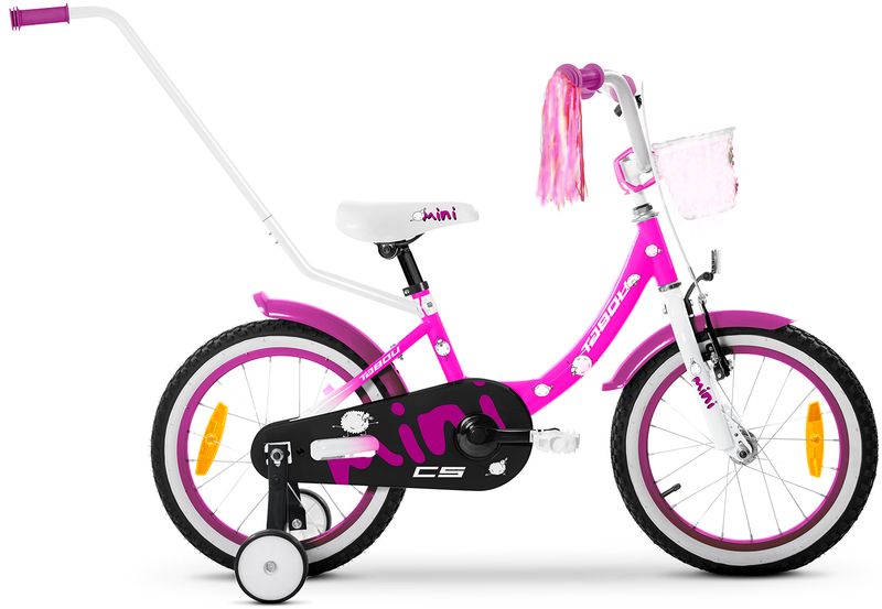 Rower 18 TABOU MINI CS różowo-biały zdjęcie 1