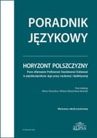 Poradnik językowy. Horyzont polszczyzny