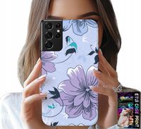 ETUI DO SAMSUNG GALAXY S21 Ultra - KWIATKI KWIECISTE MODNE WZORY PLECKI