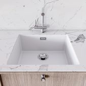 Zlewozmywak AURILIO 60.1 White Clean Tech