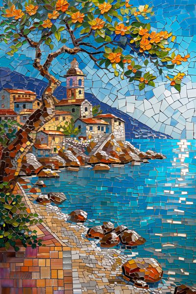 Plakat 20x30cm Mozaikowa Układanka zdjęcie 1