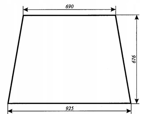 Szyba boczna - bok Massey Ferguson MF-255 kabina Chełmża, Lubsko KBMF/1 na Arena.pl