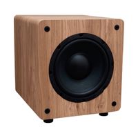 2X SUBWOOFER AKTYWNY TAGA HARMONY TSW-60 8" DO KINA DOMOWEGO DĄB OAK
