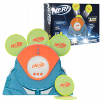 Tarcza NERF LATAJĄCE DYSKI CELE 3 TRYBY ZABAWY 5 DYSKÓW