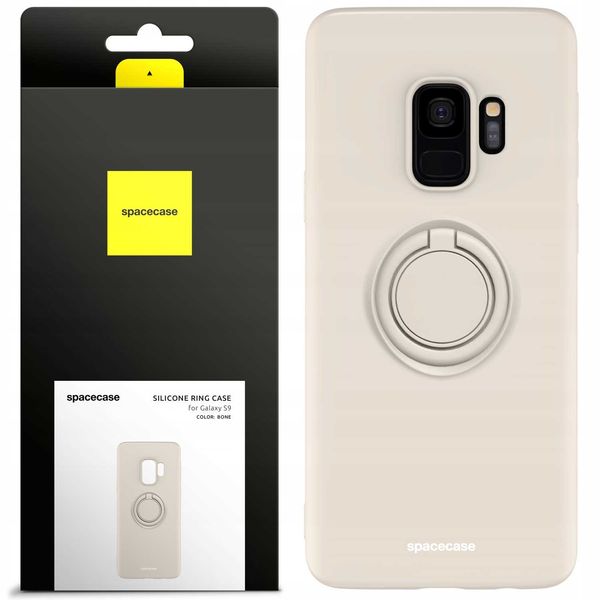 Spacecase Silicone Ring Galaxy S9 Bone zdjęcie 1