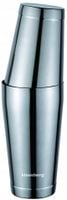 Shaker Bostoński do Koktajli DWUCZĘŚCIOWY 600/750ml STAL NIERDZEWNA Czarny