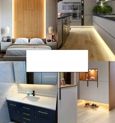 TAŚMA LED CZUJNIK RUCHU NA BATERIE + USB DO SZAFY MEBLI POD ŁÓŻKO na Arena.pl