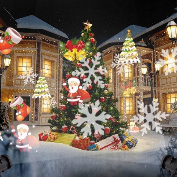 PROJEKTOR LED ŚNIEG ŚWIĄTECZNY NA PILOT LASEROWY REFLEKTOR NA DOM RZUTNIK zdjęcie 7