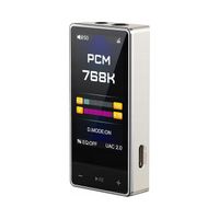 2X FIIO QX13 PRZENOŚNY WZMACNIACZ SŁUCHAWKOWY Z DAC HI-RES MQA TITANIUM GOL
