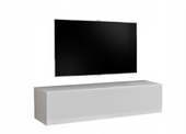 Wisząca Szafka RTV 120cm Biały połysk SIX w 5dni