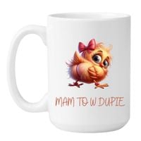 MAM TO W DUPIE Wzór - Duży Biały 450 ml